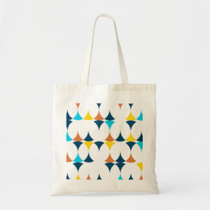 Farbige, moderne, coole, trendige geometrische For Tragetasche