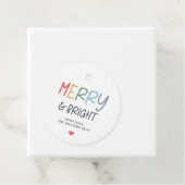 Farbige Moderne Fröhliche Helle Geschenkanhänger (Beispiel)