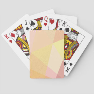 Farbige moderne Geometrie mit Spritzern Spielkarten