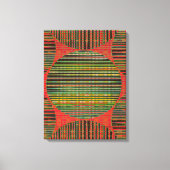 Farbige moderne geometrische abstrakte Wandkunst Leinwanddruck (Vorderseite)