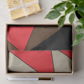 Farbige moderne geometrische Formen Seidenpapier (Geschenk)