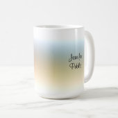 Farbige, moderne, handgeschriebene Skriptvorlage Kaffeetasse (VorderseiteRechts)