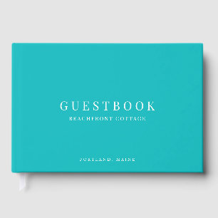 Farbige moderne klassische Ferienhausvermietung zu Gästebuch