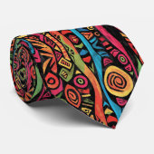 Farbige moderne Printmedien Krawatte (Gerollt)