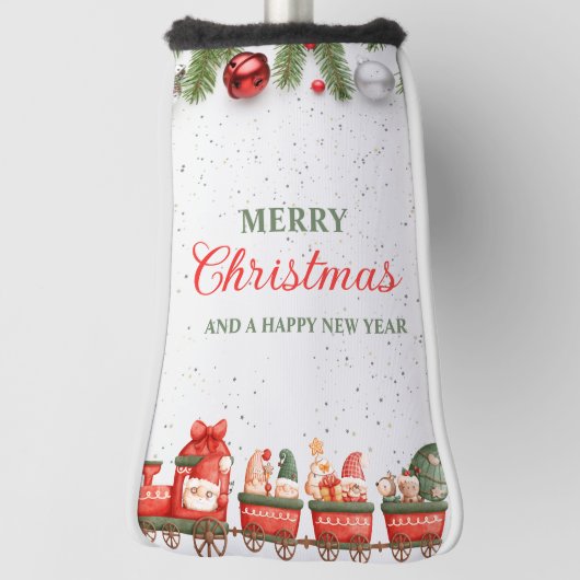 Farbige moderne Weihnachtsfeier Bester Putter Golf Headcover (Rotieren 90)