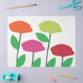 Farbige Mohnblumen-Blume Seidenpapier (Basteln)