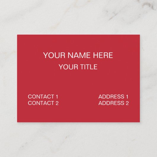 Farbige Mohnblumen-Blume Visitenkarte (Rückseite)