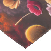 Farbige Mohnblumen Tischdecke (Schrägansicht)