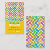 Farbige Mommy-Netzwerkkarte Telefonnummerkarte (Vorne/Hinten)