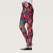 farbige monochrome Formen Leggings (Links)