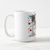 Farbige Monogram Letter M-Tasse Kaffeetasse (Links)