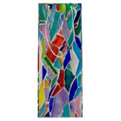 Farbige Monogramm Geschenktüte Für Weinflaschen (Rückseite)