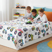Farbige Monster-Trucks Kinderzimmer-Geschenk Fleecedecke
