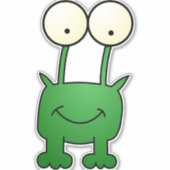 Farbige Monster-Vinyl-Aufkleber Aufkleber (Vorderseite)