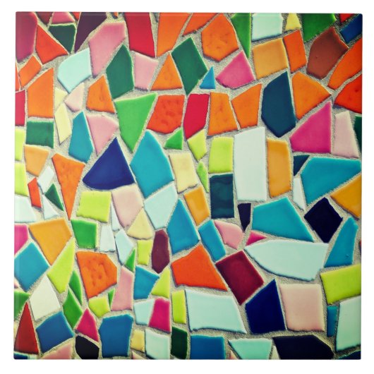 Farbige Mosaik-Keramikfliese Fliese (Vorderseite)