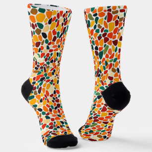 Farbige Mosaikfarben Socken