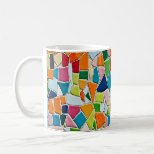 Farbige Mosaikfliesen Kaffeetasse (Links)