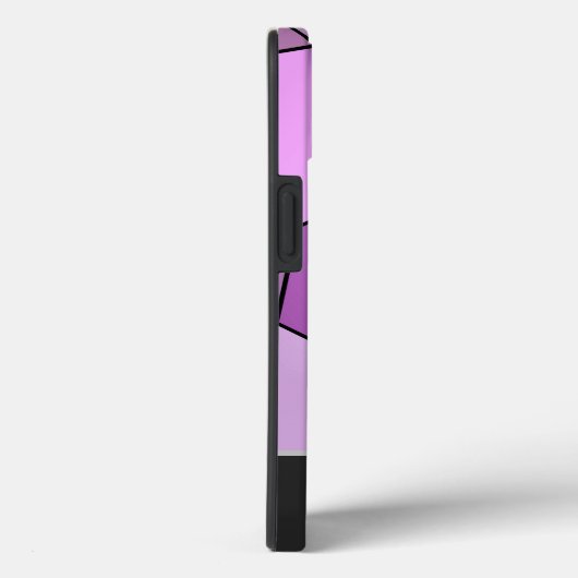 Farbige Mosaikfliesen mit Monogram! Case-Mate iPhone Hülle (Rückseite / Rechts)