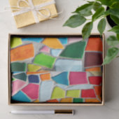 Farbige Mosaikfliesen Seidenpapier (Geschenk)