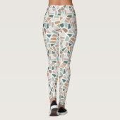 Farbige Mosiac-Tile-Print Leggings (Rückseite)