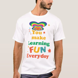 Farbige Motivationsgrafik T-Shirt