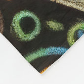 Farbige Motive Hanukkah Menorah Fleecedecke (Ecke)