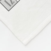 Farbige Multiplikationstabelle Fleecedecke (Ecke)