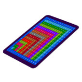 Farbige Multiplikationstabelle Magnet (Linke Seite)