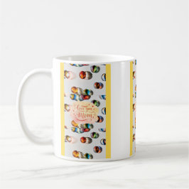 Farbige Murmeln & Herz "Liebe Sie, Mama" Tasse