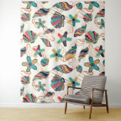 Farbige Muschelmuster Wandteppich (Beispiel)