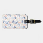 Farbige Muscheln Gepäckanhänger (Vorderseite horizontal)