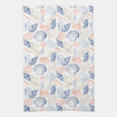 Farbige Muscheln Geschirrtuch (Vertikal)