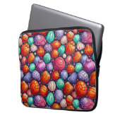 Farbige Muscheln Laptopschutzhülle (Vorderseite Links)