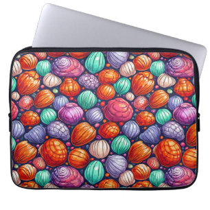 Farbige Muscheln Laptopschutzhülle
