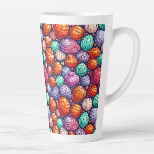 Farbige Muscheln Milchtasse (Rechts)