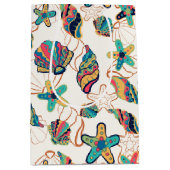 Farbige Muscheln mittlere Geschenktasche Geschenktüte (Vorderseite)