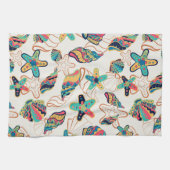 Farbige Muscheln, modernes Muster Geschirrtuch (Horizontal)