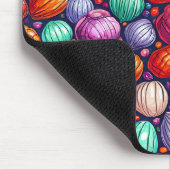 Farbige Muscheln Mousepad (Ecke)