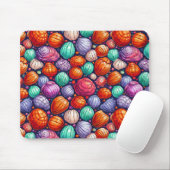 Farbige Muscheln Mousepad (Mit Mouse)