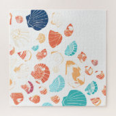 Farbige Muscheln Puzzle (Horizontal)