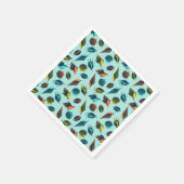 Farbige Muscheln Serviette (Ecke)