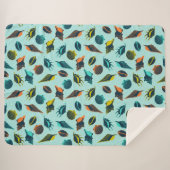 Farbige Muscheln Sherpadecke (Vorderseite (Horizontal))