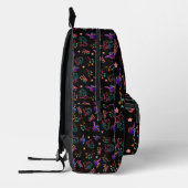 Farbige Musik Bedruckter Rucksack (Links)