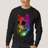 Farbige Musik Kopfhörer Kopfhörer Raab Animal Sweatshirt (Vorderseite)