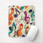 Farbige Musik Muster Mousepad (Mit Mouse)