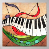 Farbige Musik Poster (Vorne)