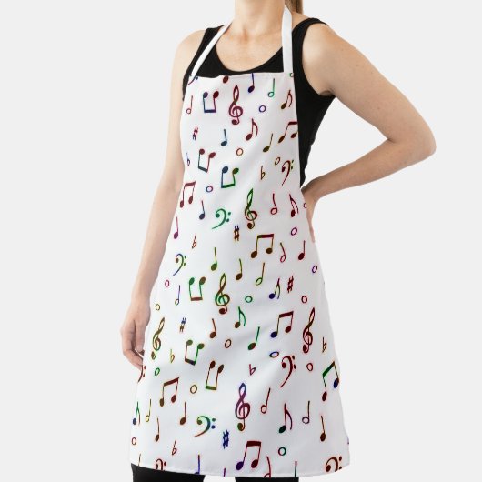 Farbige Musik Schürze (InSitu)