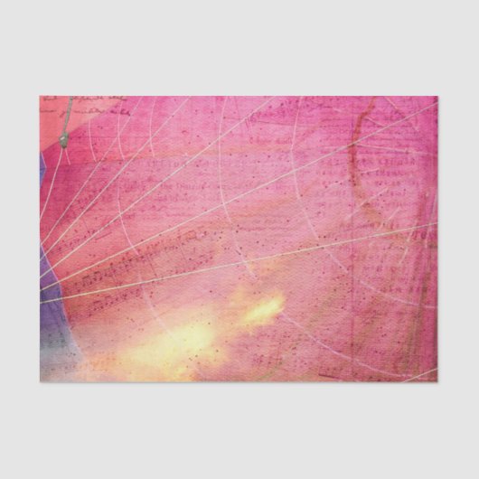 Farbige Musik Seidenpapier (Vorderseite)