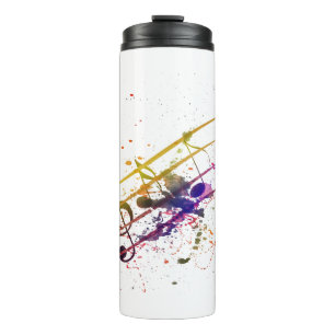 Farbige Musik-Spritzer Thermosbecher
