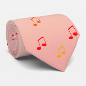 Farbige Musikernotes: Necktie / Krawatte (Gerollt)